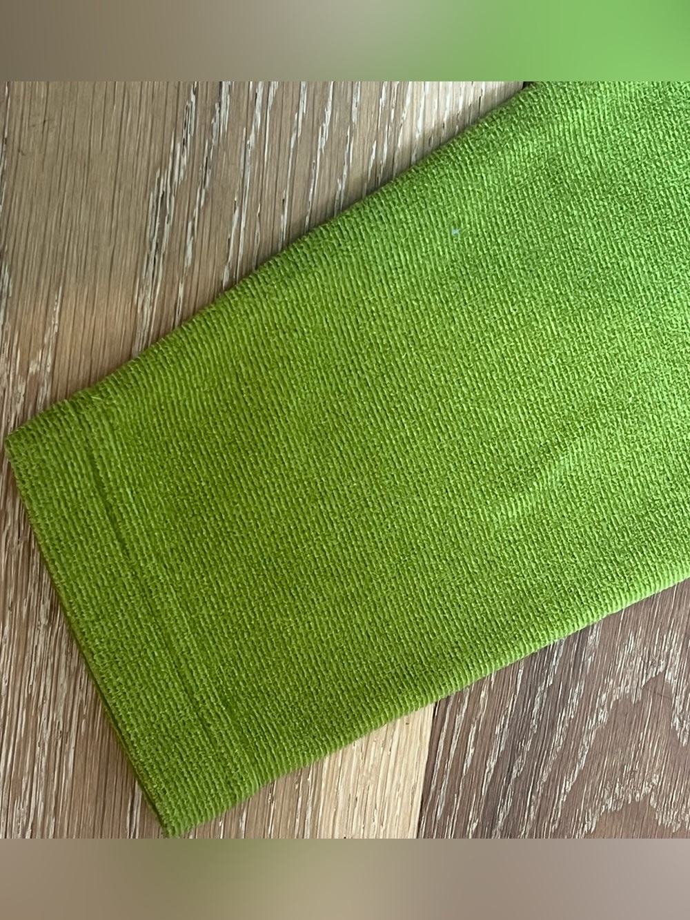 Jack Wolfskin Men's Lime Green Half-Zip Fleece Pullover - Picture 7 of 10